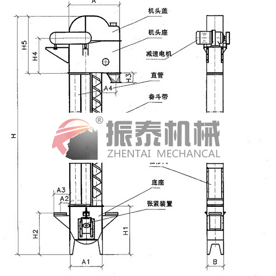 粉煤灰漿斗式提升機操作流程